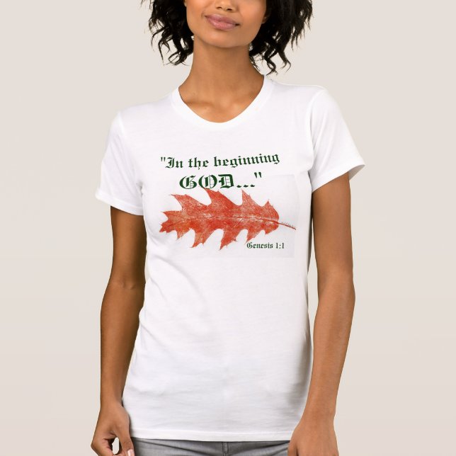 Genesis 1:1 shirt (Front)