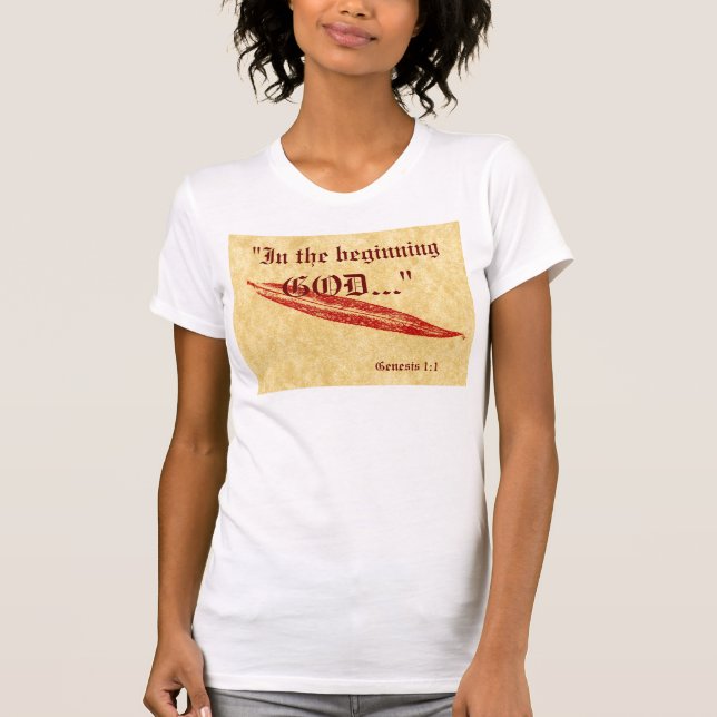 Genesis 1:1 shirt (Front)