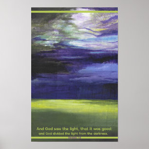 Genesis 1:4 poster