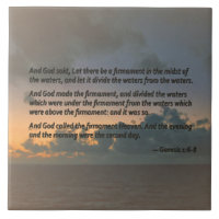Genesis 1:6-8 ...Let there be a firmament in the m