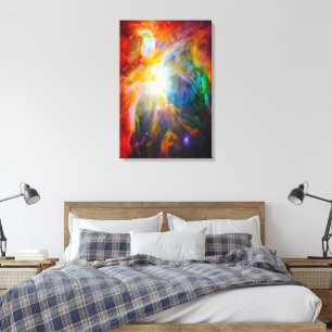 Genesis 1 In the Beginning God Created Canvas Print