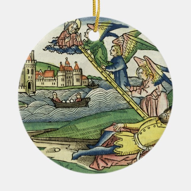 Genesis 28 10 Jacob's Ladder, from the 'Nuremberg Ceramic Ornament (Front)