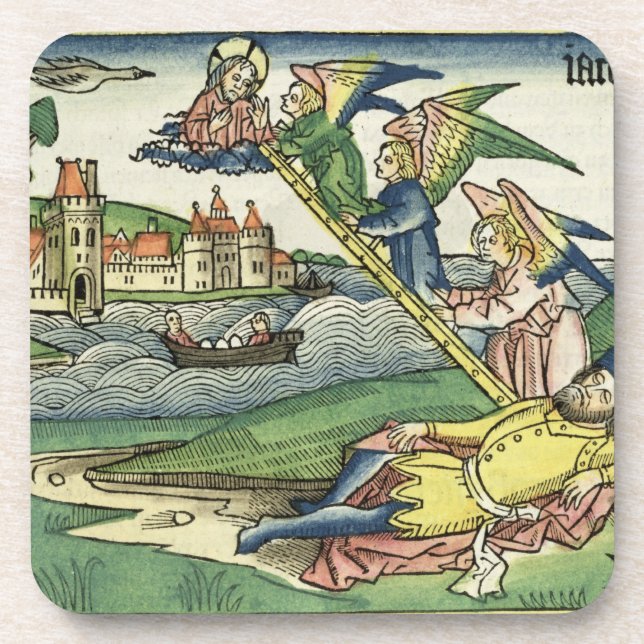 Genesis 28 10 Jacob's Ladder, from the 'Nuremberg Coaster (Front)