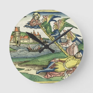 Genesis 28 10 Jacob's Ladder, from the 'Nuremberg Round Clock