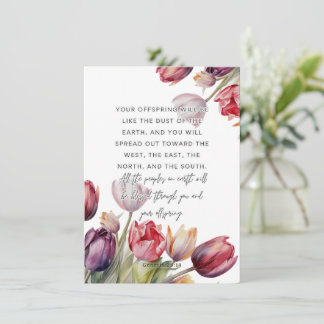 Genesis 28:14 Inspirational Card for Mom