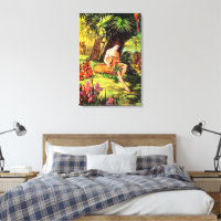 Genesis 2 God Makes the First Man Canvas