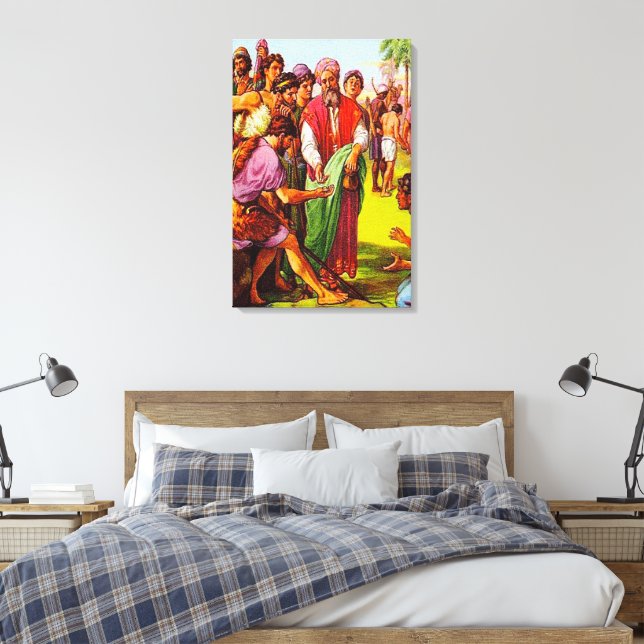 Genesis 37 Joseph's Brothers Sell Him Canvas (Insitu(Bedroom))