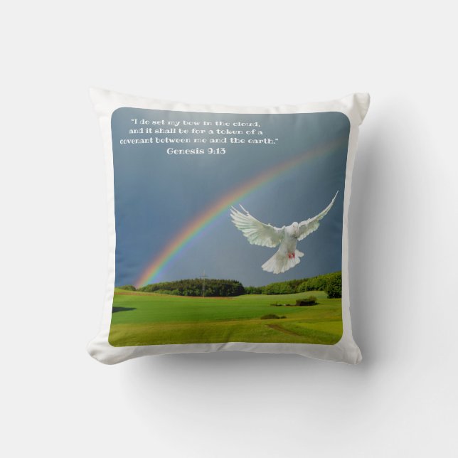 GENESIS 9:13 THROW PILLOW (Front)