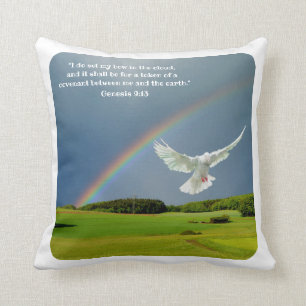 GENESIS 9:13 THROW PILLOW