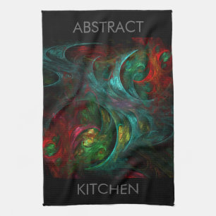 Genesis Abstract Art Kitchen Towel