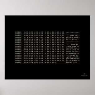 Genesis Block Poster