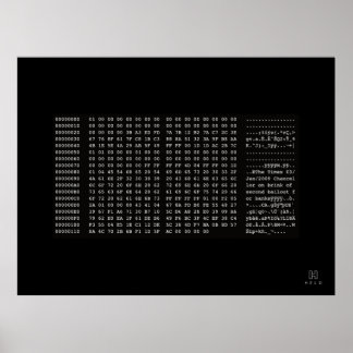 Genesis Block Poster (v2)