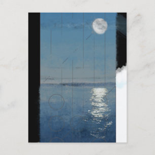 Genesis Day 2: Waters 2014 digital painting Postcard