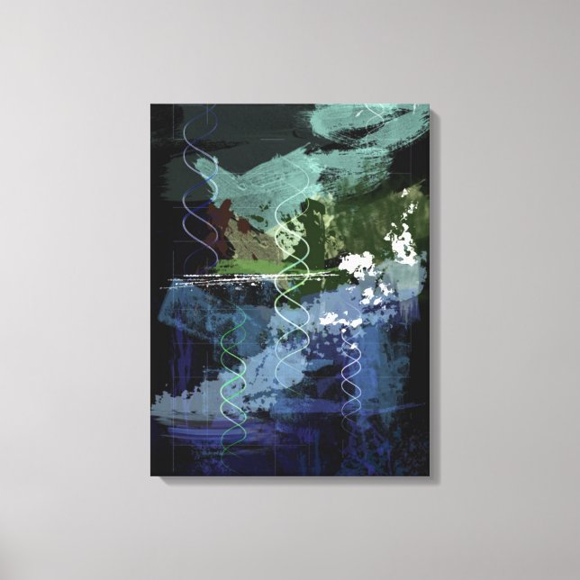 Genesis Day 5: Creatures Canvas Print (Front)
