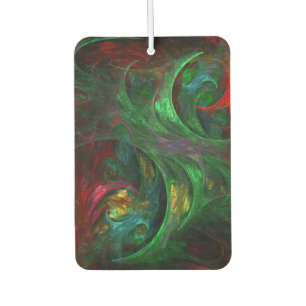 Genesis Green Abstract Art Air Freshener