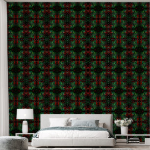 Genesis Green Abstract Art Wallpaper