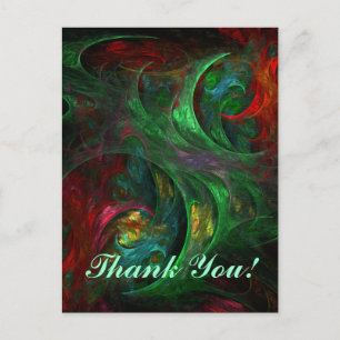 Genesis Green Thank You Postcard