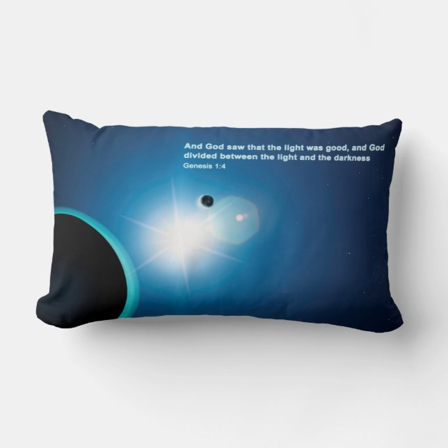 Genesis - Light And Darkness Lumbar Pillow (Front)