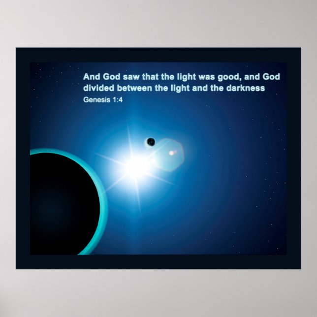 Genesis - Light And Darkness Poster (Front)