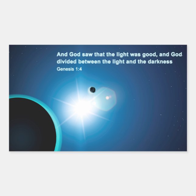 Genesis - Light And Darkness Sticker (Front)