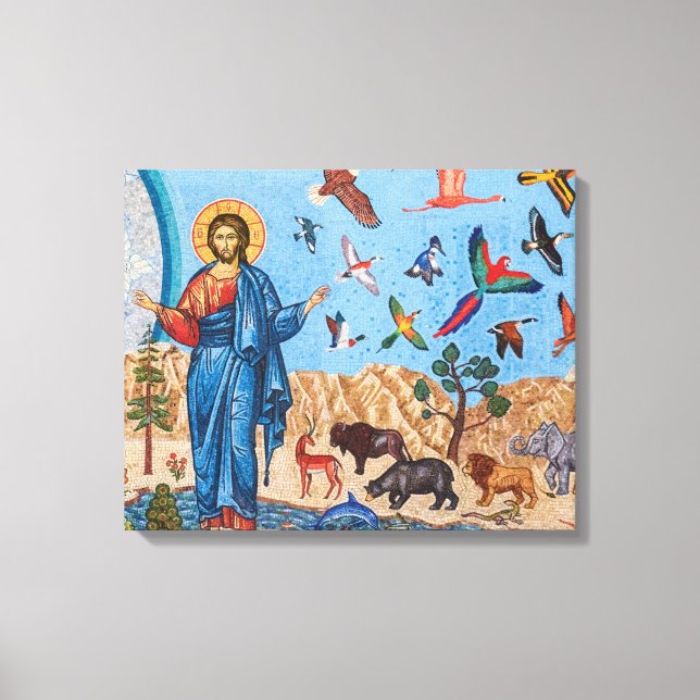 Genesis mosaic Premium Wrapped Canvas (Gloss) (Front)