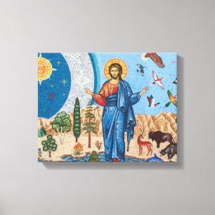 Genesis mosaic Premium Wrapped Canvas (Gloss)