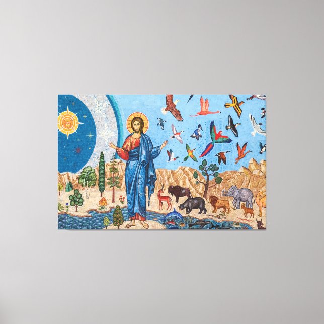 Genesis mosaic Premium Wrapped Canvas (Gloss) (Front)