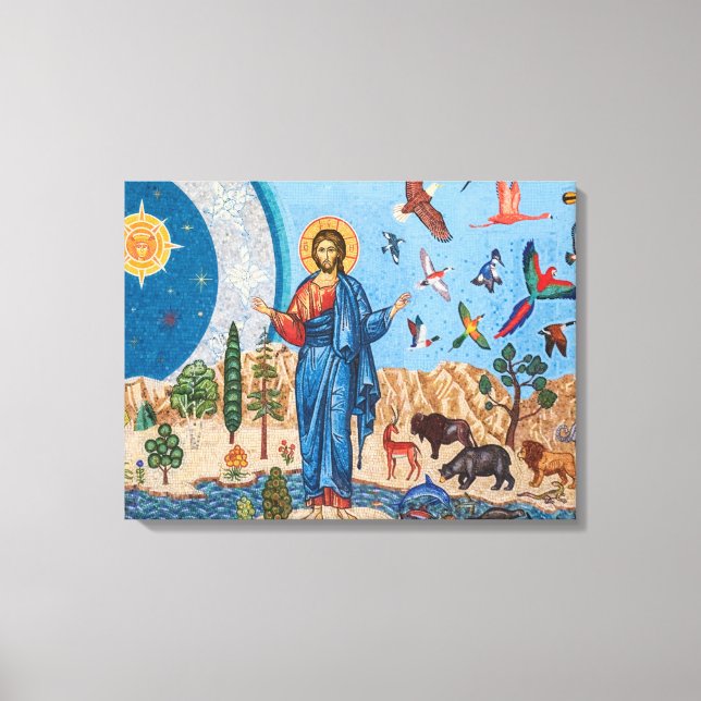 Genesis mosaic Premium Wrapped Canvas (Gloss) (Front)