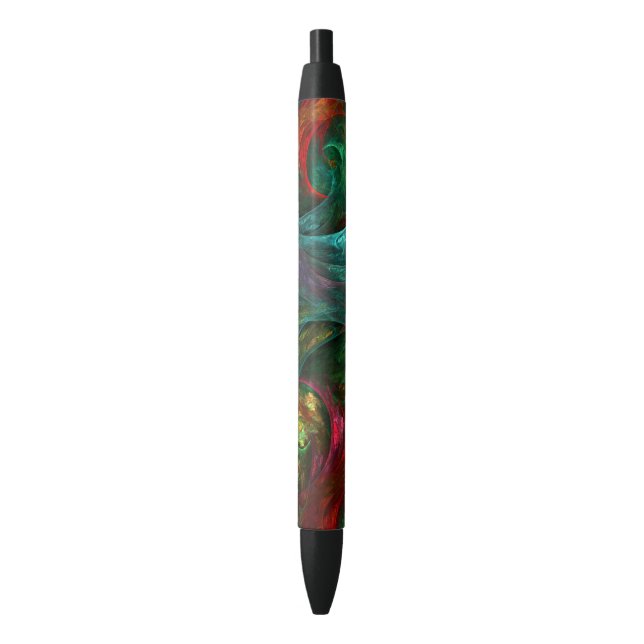 Genesis Nova Abstract Art Black Ink Pen (Front Vertical)