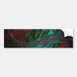 Genesis Nova Abstract Art Bumper Sticker