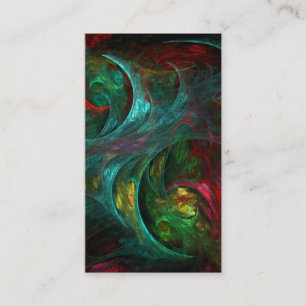 Genesis Nova Abstract Art Business Card