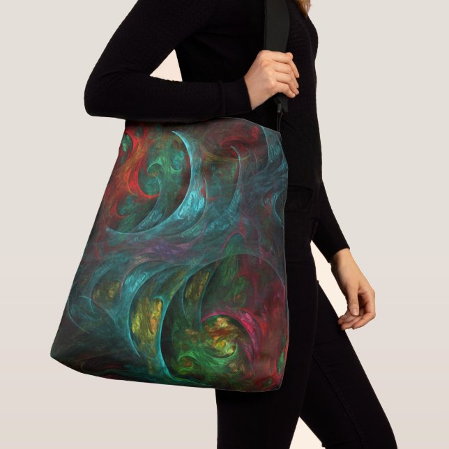 Genesis Nova Abstract Art Cross Body Crossbody Bag (Close Up)