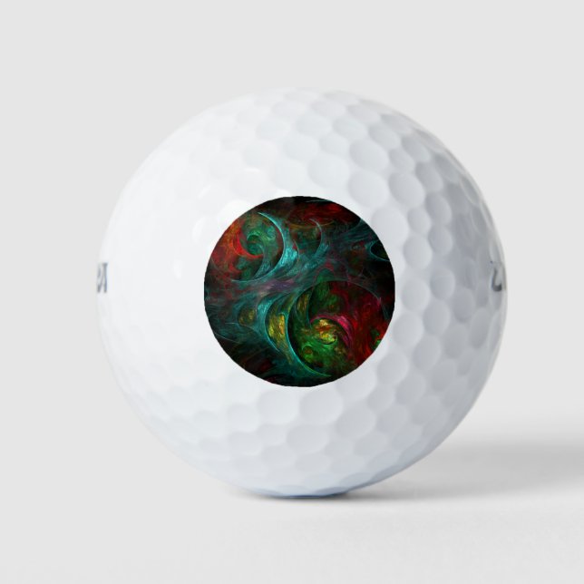 Genesis Nova Abstract Art Golf Balls (Front)