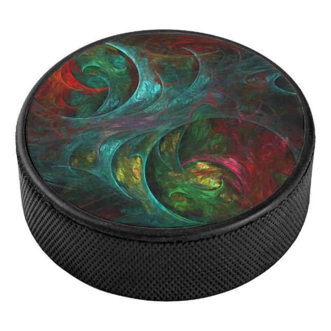 Genesis Nova Abstract Art Hockey Puck (3/4)