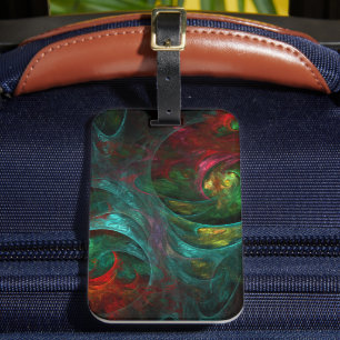 Genesis Nova Abstract Art Luggage Tag