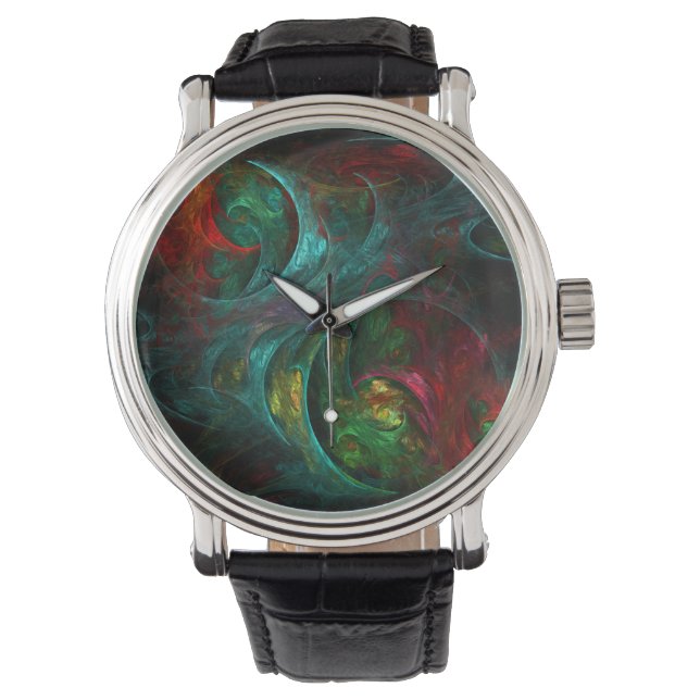 Genesis Nova Abstract Art Watch (Front)