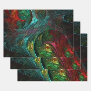 Genesis Nova Abstract Art Wrapping Paper Sheet
