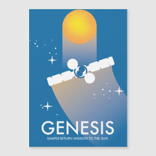 Genesis Sample-return mission space art.