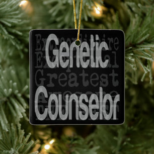 Genetic Counsellor Extraordinaire Ceramic Ornament