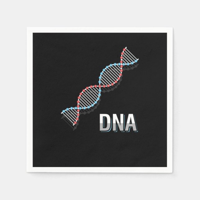 Genetic DNA Science Scientists Organisms Virus Rep Napkin (Front)