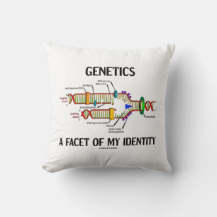 Genetics A Facet Of My Identity DNA Replication Throw Pillow