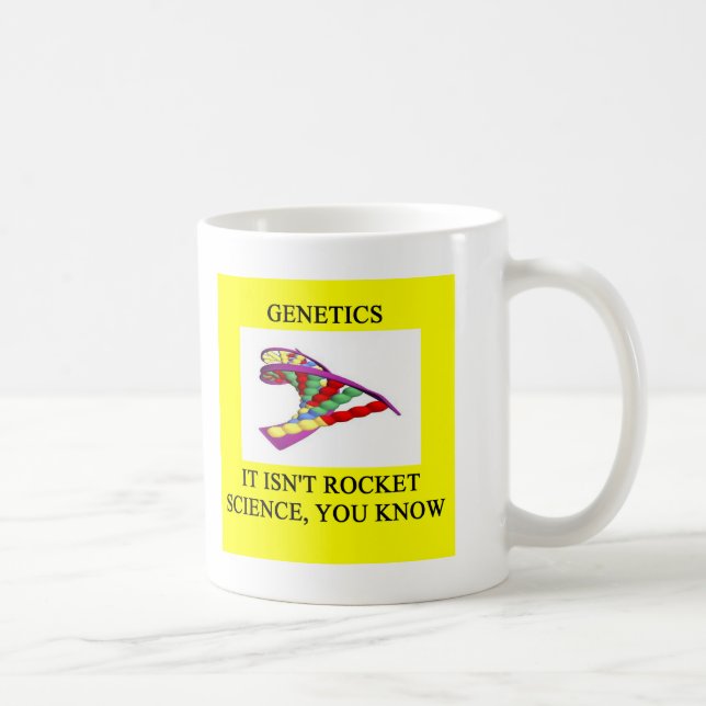 genetics isn't rocket science coffee mug (Right)
