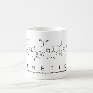 Genetics peptide name mug