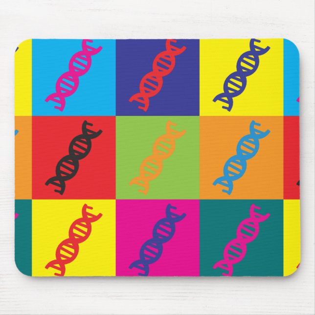 Genetics Pop Art Mouse Pad (Front)