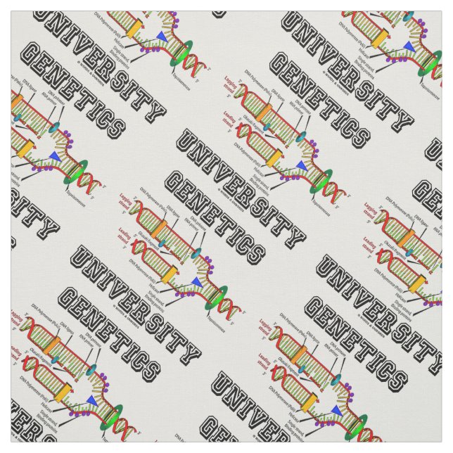 Genetics University DNA Replication Fabric (Swatch)