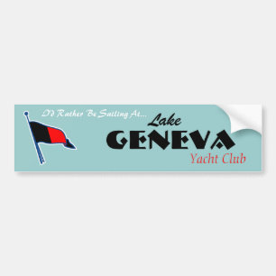 Geneva Burgee Bumper Sticker