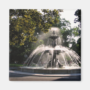 Geneva English Garden Fountain Magnet