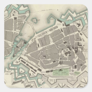 Geneva Geneva Square Sticker