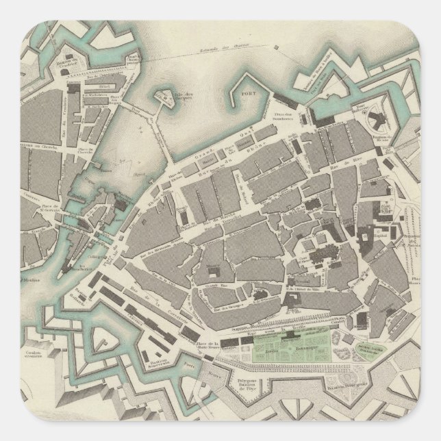 Geneva Geneva Square Sticker (Front)