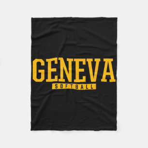 Geneva High School Softll Fleece Blanket